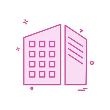 Emlak simge tasarlamak vektör