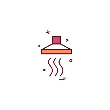 Mutfak simgesi tasarım vektörü 