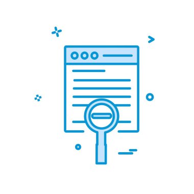 Web yerleşim simgesi tasarım vektörü