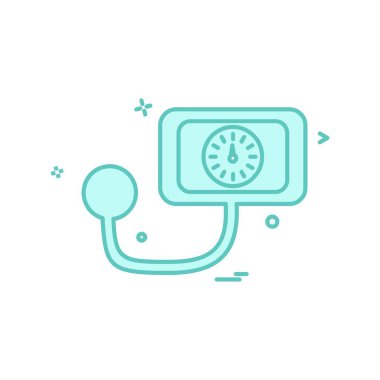 Tansiyon simgesi tasarım vektörü