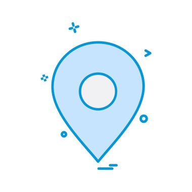 Navigasyon simgesi tasarım vektörü