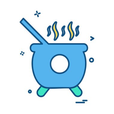 Gıda simgesi tasarım vektörü 