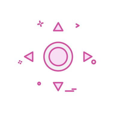 Ok simgesi tasarım vektörü