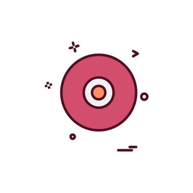 Disk simgesi tasarım vektörü