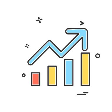 Grafik simgesi tasarım vektörü