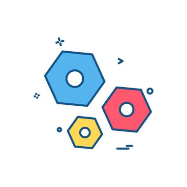 Simge vektör tasarım inşaat fındık onarmak