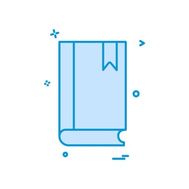 Kitapların simge tasarım vektörü