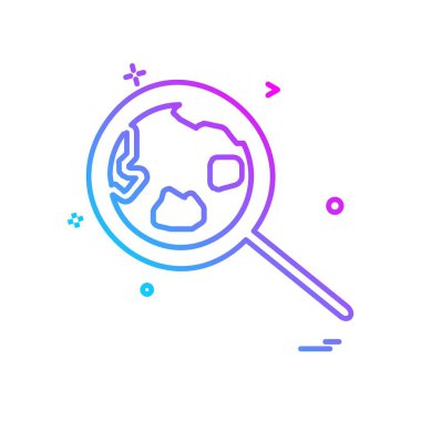 Arama simge tasarlamak vektör