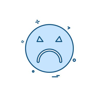 Emoji simgeleri tasarım vektörü 