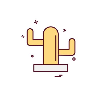 Ağaç simgesi tasarım vektörü