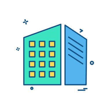 Emlak simge tasarlamak vektör