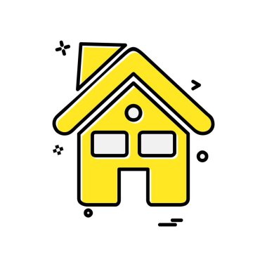 Ev simgesi tasarım vektörü