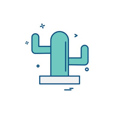 Ağaç simgesi tasarım vektörü