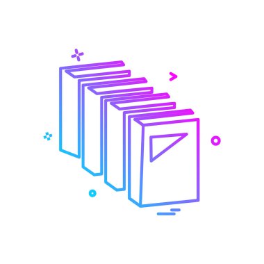 Eğitim simge tasarlamak vektör