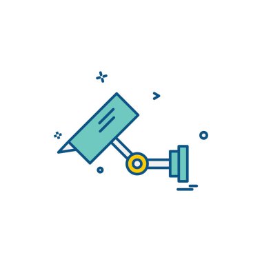 Güvenlik simgesi tasarım vektörü