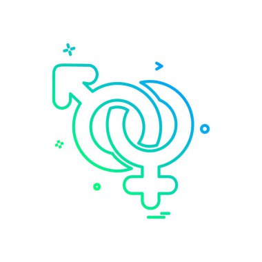 Kadın simge tasarlamak vektör