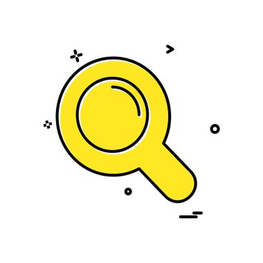 Arama simge tasarlamak vektör