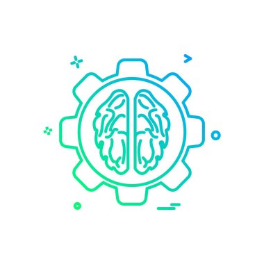 Vites simgesi tasarım vektörü