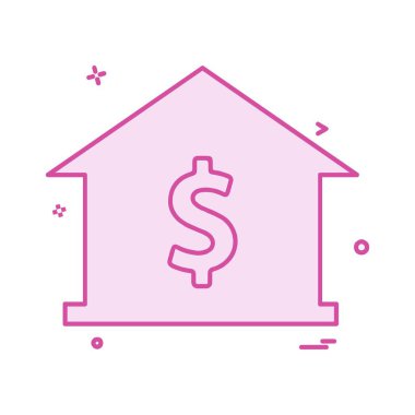 Doları simge tasarlamak vektör