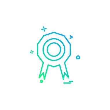 Ödülü simge vektör tasarımı