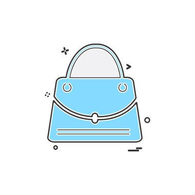 Çanta simge tasarlamak vektör