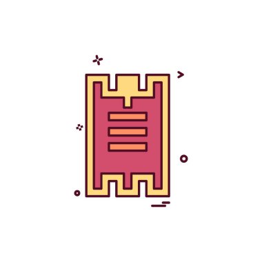 Dosya simge tasarlamak vektör 