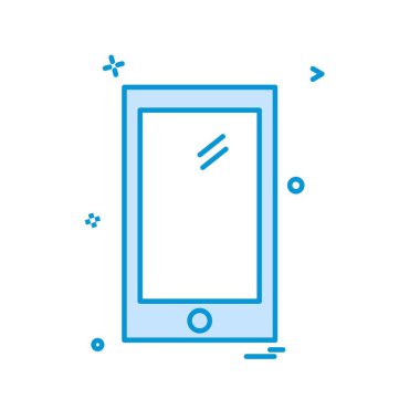 Telefon simgesi tasarım vektörü