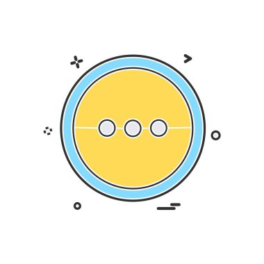 Kullanıcı arayüzü düğmesi simge tasarım vektörü