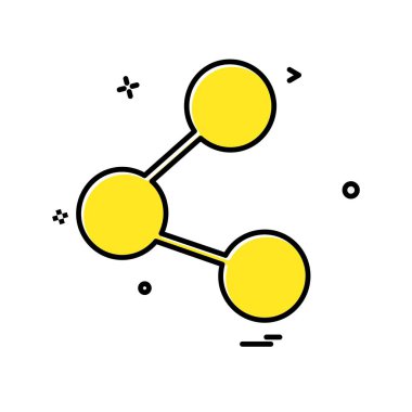 Simge tasarım vektörünü paylaş 