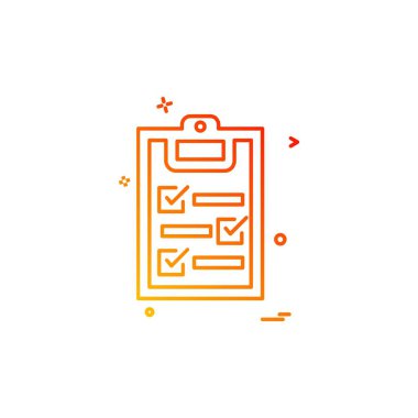 Pano simge tasarlamak vektör 