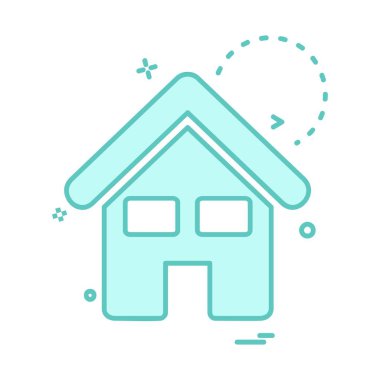 Emlak simge tasarlamak vektör