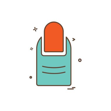 Kozmetik simgesi tasarım vektörü