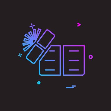 Masaüstü simge tasarlamak vektör 