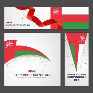 Umman bağımsızlık günün kutlu olsun afiş ve arka plan belirleme