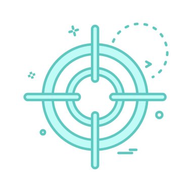 Hedef simge tasarlamak vektör