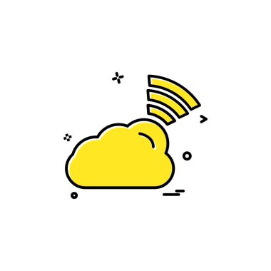 Bilgisayar Teknolojisi simgesi tasarım vektörü