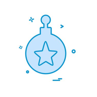 Noel top simge tasarlamak vektör