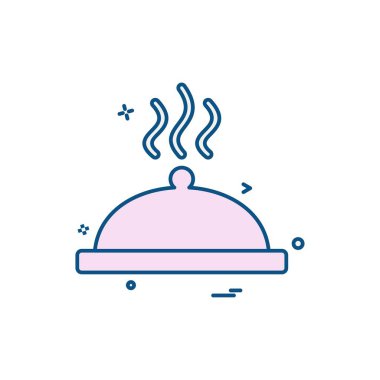 Mutfak simgesi tasarım vektörü 