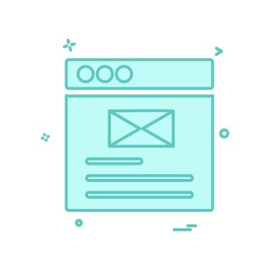 Web düzen simge tasarlamak vektör