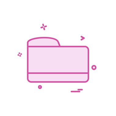 Klasör simge tasarlamak vektör