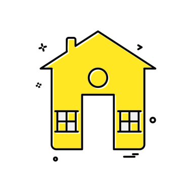 Emlak simge tasarlamak vektör