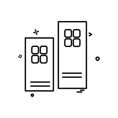 Dosya simgesi tasarım vektörü