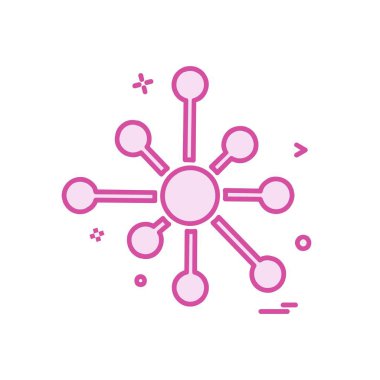 İş grafiği düz simge vektör çizim 