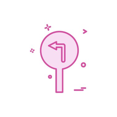 Trafik işaretleri simge tasarlamak vektör