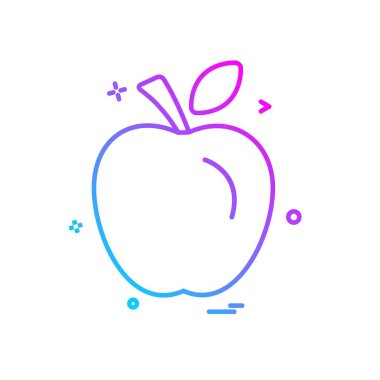 Apple simge tasarım vektörü