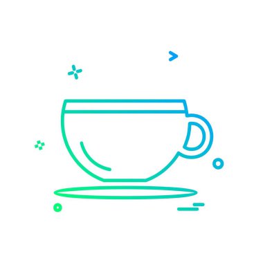 Gıda simgesi tasarım vektörü