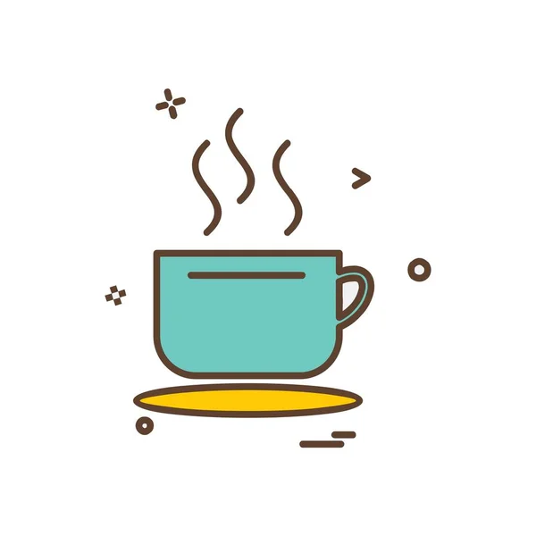 Drink Icon Design Bunte Vektorillustration — Stockvektor