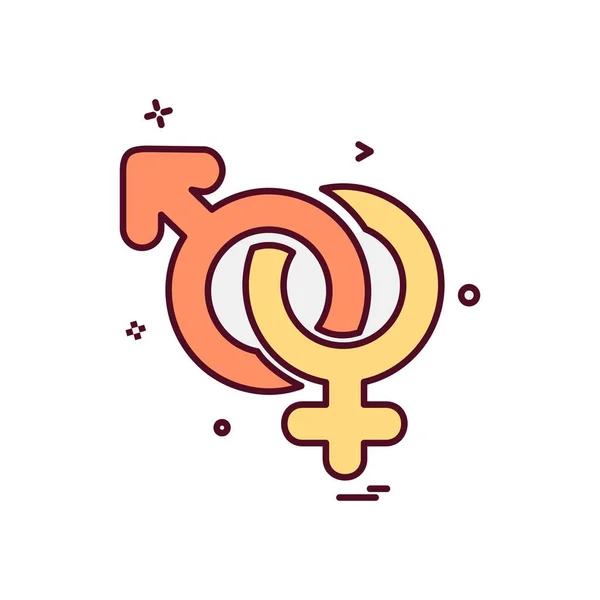 Weibliche Icon Design Vektor Illustration — Stockvektor