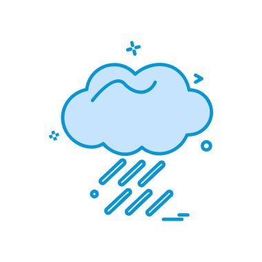 Hava simgesi tasarım vektörü