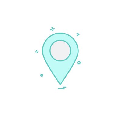 Navigasyon simgesi tasarım vektörü